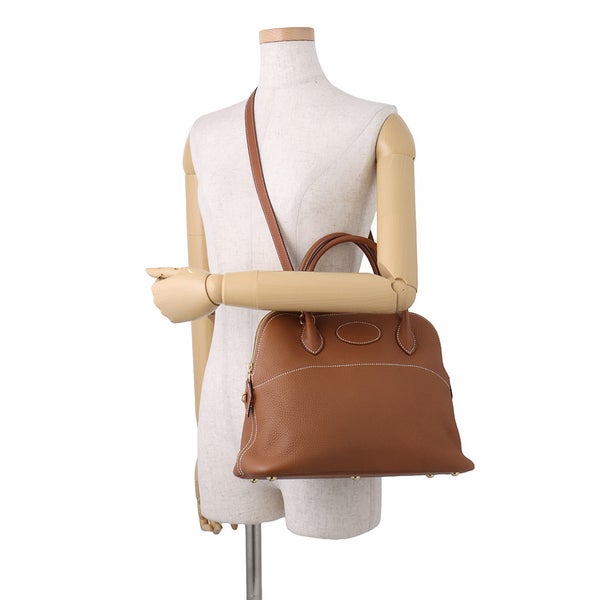 エルメス ハンドバッグ ボリード31 ゴールド/ゴールド金具 トリヨンクレマンス D刻印 HERMES 2wayショルダーバッグ