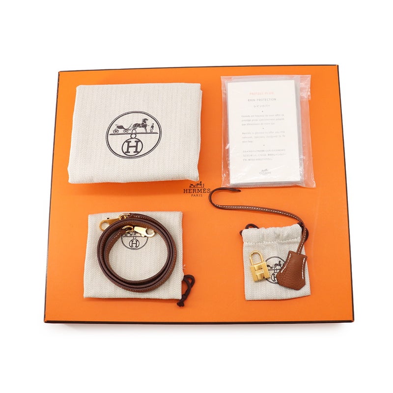 エルメス ハンドバッグ ボリード31 ゴールド/ゴールド金具 トリヨンクレマンス D刻印 HERMES 2wayショルダーバッグ