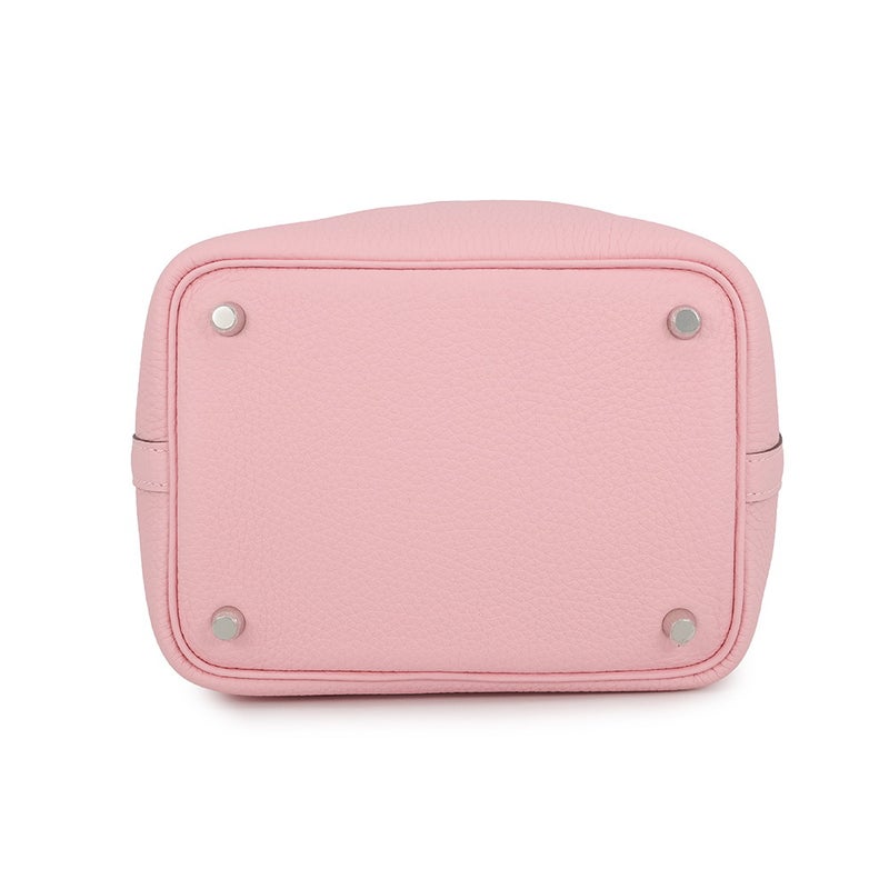 エルメス ハンドバッグ ピコタンロックPM ローズサクラ/シルバー金具 トリヨンクレマンス G刻印 HERMES
