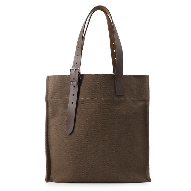 エルメス トートバッグ エトリヴィエール ショッピング エタン/エベンヌ/シルバー金具 トワルアッシュ/ヴァッシュハンター □Q刻印