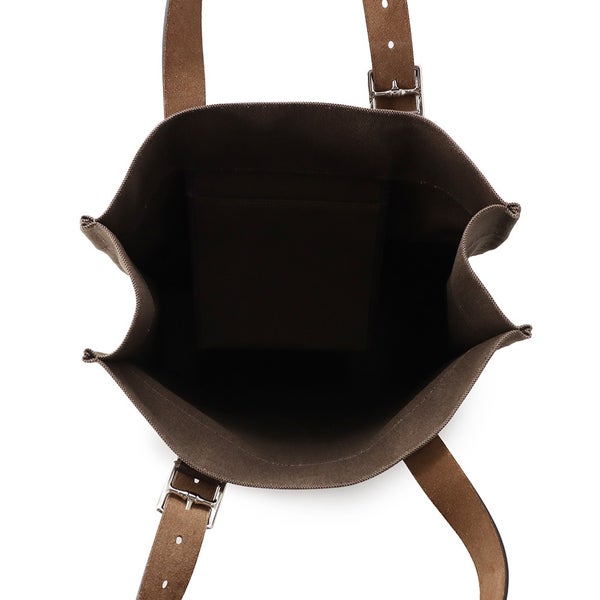 エルメス トートバッグ エトリヴィエール ショッピング エタン/エベンヌ/シルバー金具 トワルアッシュ/ヴァッシュハンター □Q刻印