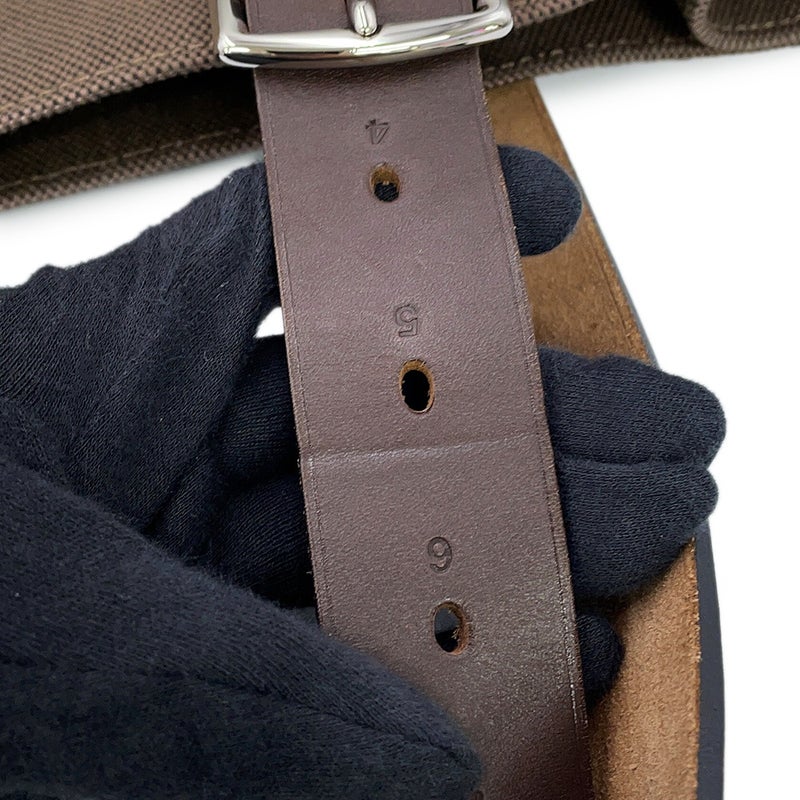 エルメス トートバッグ エトリヴィエール ショッピング エタン/エベンヌ/シルバー金具 トワルアッシュ/ヴァッシュハンター □Q刻印