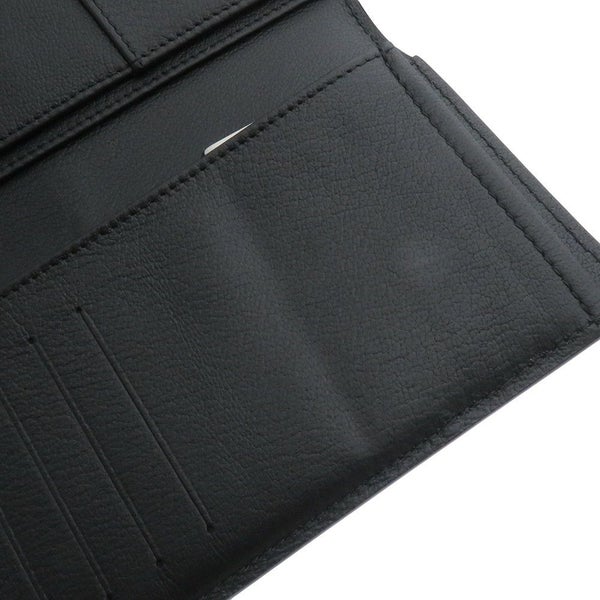 ルイヴィトン 長財布 モノグラム・エクリプス/オーストリッチ/クロコダイル ポルトフォイユ・ブラザ N96277 メンズ ブラック 黒