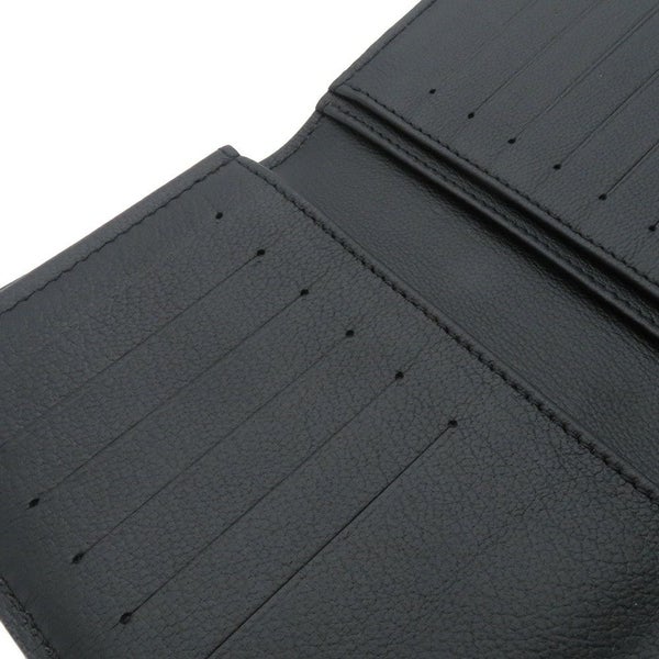 ルイヴィトン 長財布 モノグラム・エクリプス/オーストリッチ/クロコダイル ポルトフォイユ・ブラザ N96277 メンズ ブラック 黒