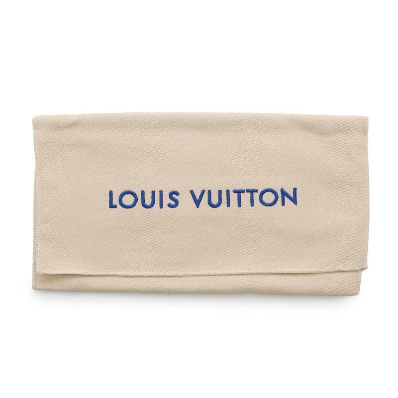 ルイヴィトン 長財布 モノグラム・エクリプス/オーストリッチ/クロコダイル ポルトフォイユ・ブラザ N96277 メンズ ブラック 黒