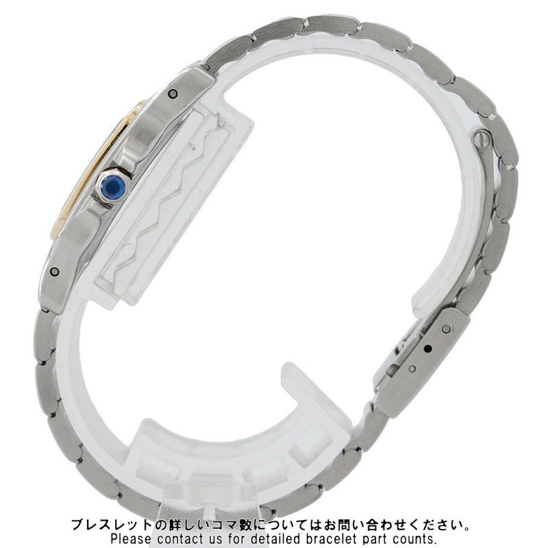 カルティエ サントスガルベ SM W20012C4 Cartier 腕時計 クォーツ アイボリー文字盤
