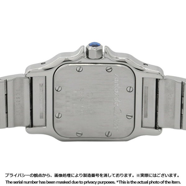 カルティエ サントスガルベ SM W20012C4 Cartier 腕時計 クォーツ アイボリー文字盤