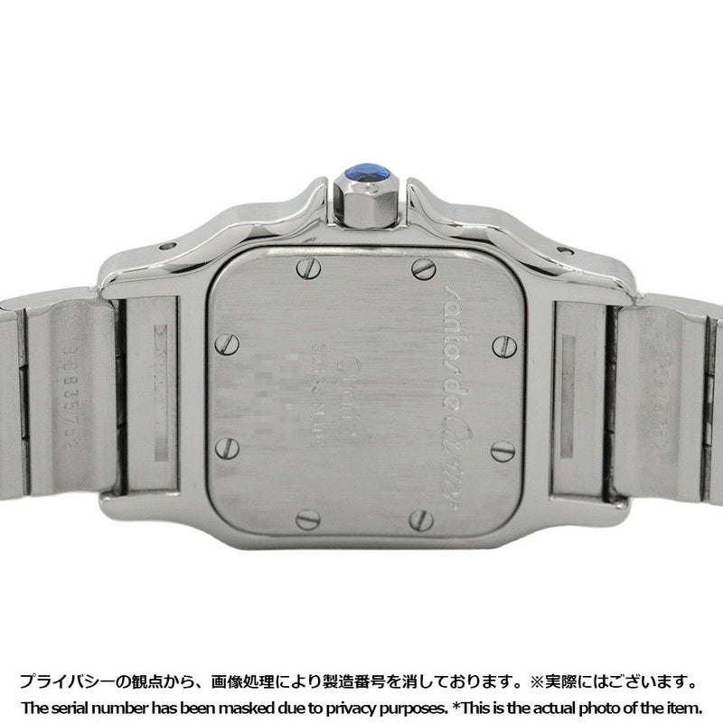 カルティエ サントスガルベ SM W20012C4 Cartier 腕時計 クォーツ アイボリー文字盤