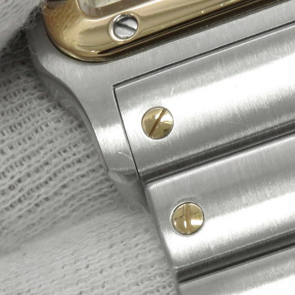 カルティエ サントスガルベ SM W20012C4 Cartier 腕時計 クォーツ アイボリー文字盤