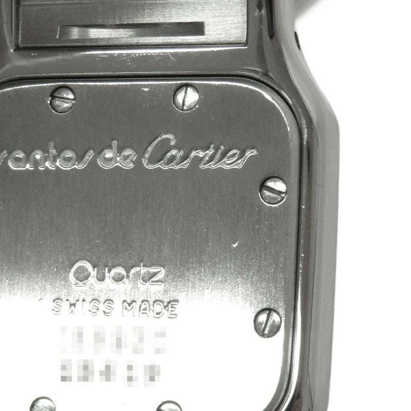 カルティエ サントスガルベ SM W20012C4 Cartier 腕時計 クォーツ アイボリー文字盤