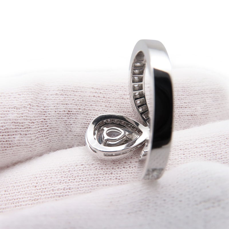 ショーメ リング ジョゼフィーヌ エグレット ダイヤ 40P/アクアマリン 1P 0.60ct K18WG サイズ48 083297 Chaumet 指輪