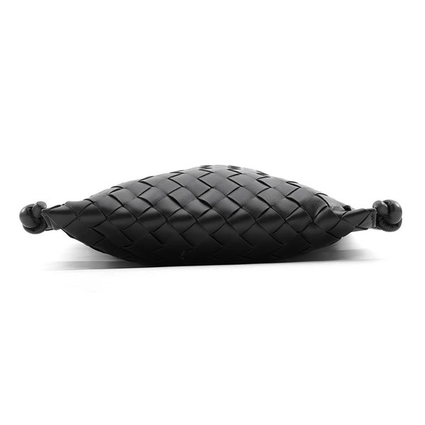 ボッテガヴェネタ ショルダーバッグ イントレチャート レザー BOTTEGA VENETA バッグ 黒