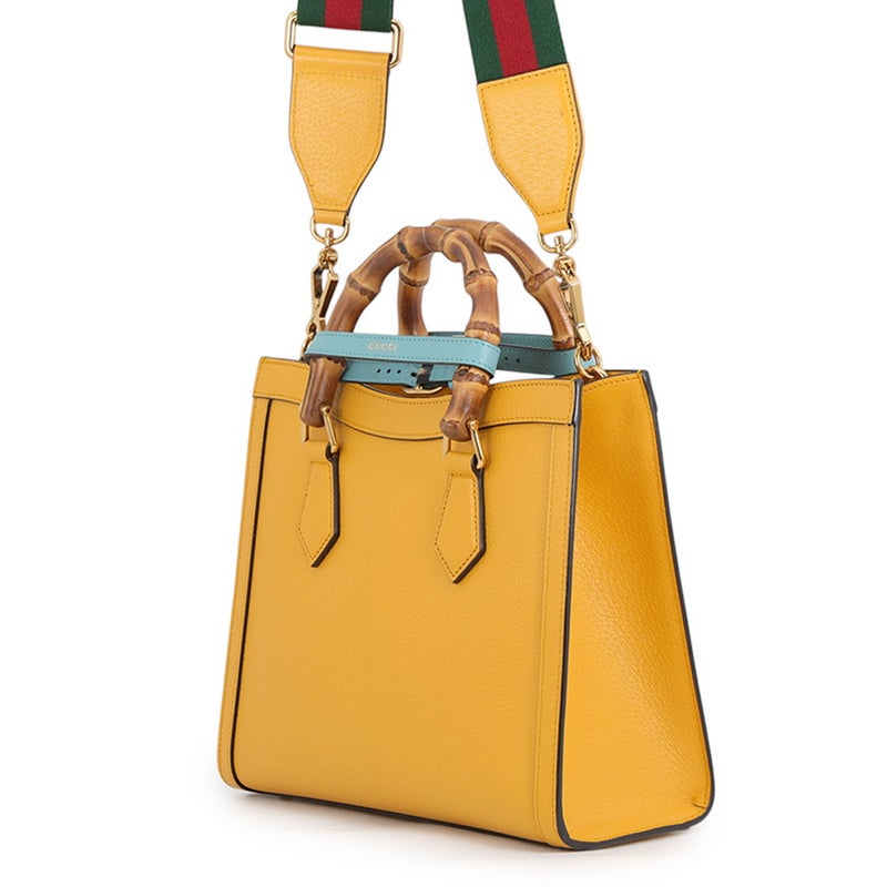 グッチ ハンドバッグ ダイアナ スモール トート バンブー レザー 702721 GUCCI 2wayショルダー