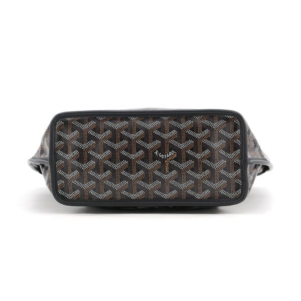 ゴヤール トートバッグ アンジュ ミニ リバーシブル PVC ANJOUSMINCG12TY12P GOYARD ポーチ付き 黒