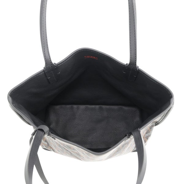 ゴヤール トートバッグ アンジュ ミニ リバーシブル PVC ANJOUSMINCG12TY12P GOYARD ポーチ付き 黒