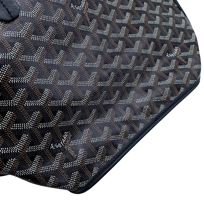 ゴヤール トートバッグ アンジュ ミニ リバーシブル PVC ANJOUSMINCG12TY12P GOYARD ポーチ付き 黒
