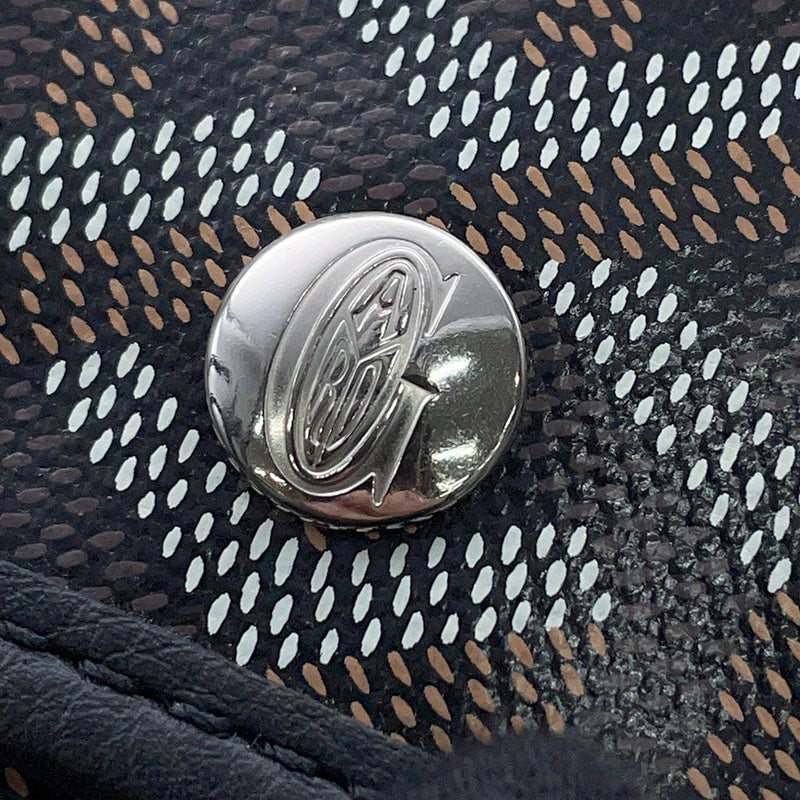 ゴヤール トートバッグ アンジュ ミニ リバーシブル PVC ANJOUSMINCG12TY12P GOYARD ポーチ付き 黒