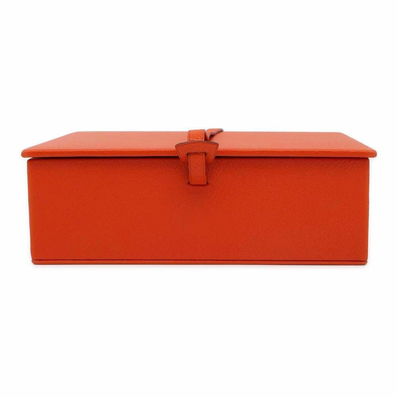 エルメス ボックス オレンジ シェブルミゾル HERMES 小物入れ ジュエリーボックス