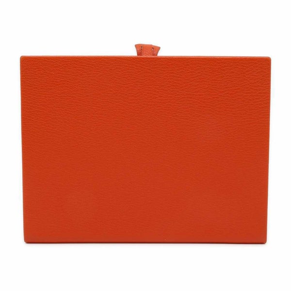 エルメス ボックス オレンジ シェブルミゾル HERMES 小物入れ ジュエリーボックス