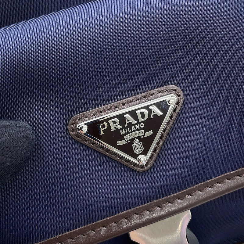 プラダ フォンホルダー Re-Nylon トライアングルロゴプレート スマートフォンケース ナイロン スエード 2ZH194 PRADA