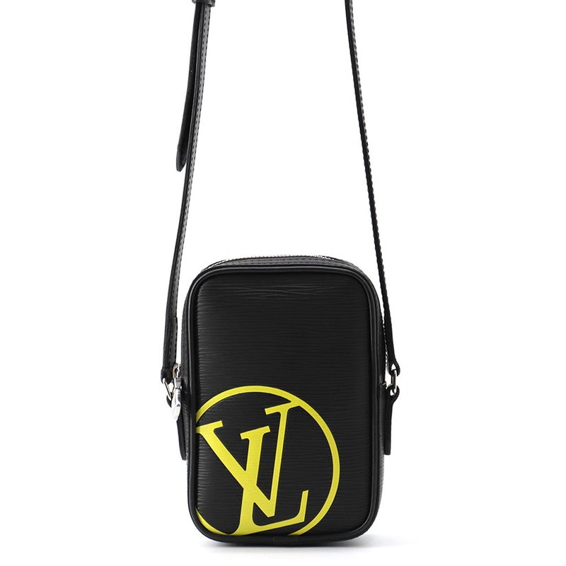 ルイヴィトン ショルダーバッグ エピ ダヌーブPM LVサークル M55120  LOUIS VUITTON 黒 ブラック