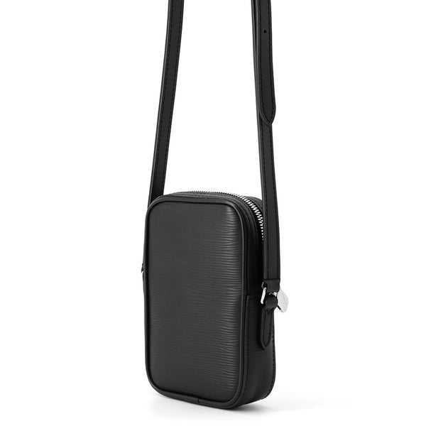 ルイヴィトン ショルダーバッグ エピ ダヌーブPM LVサークル M55120  LOUIS VUITTON 黒 ブラック