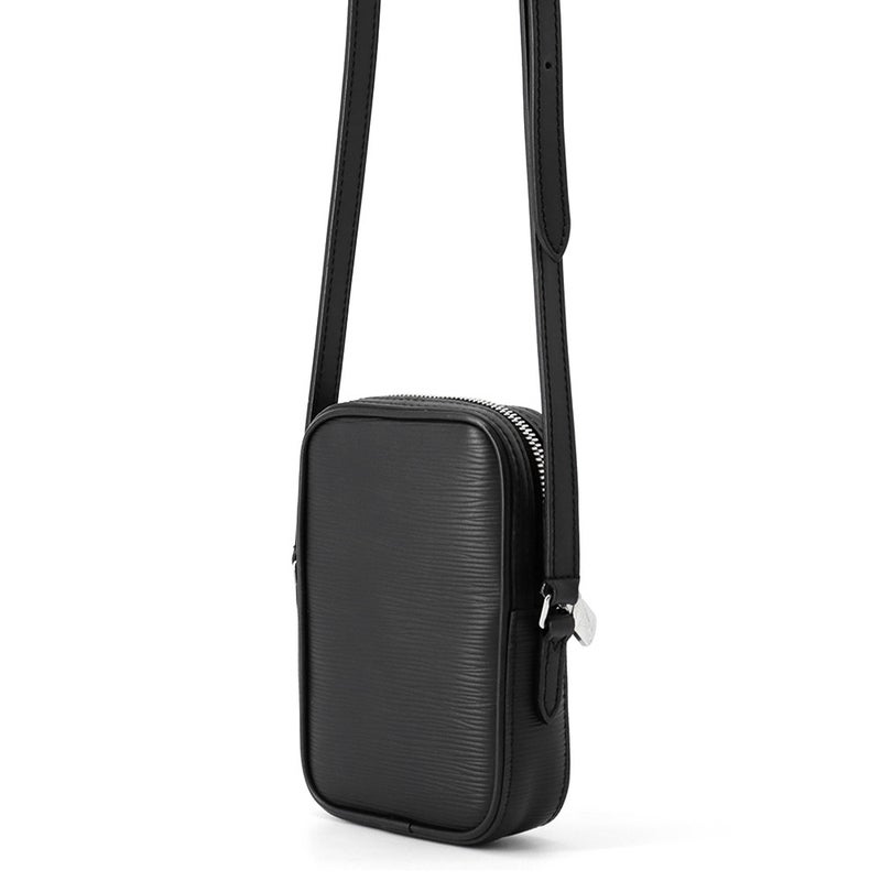 ルイヴィトン ショルダーバッグ エピ ダヌーブPM LVサークル M55120  LOUIS VUITTON 黒 ブラック