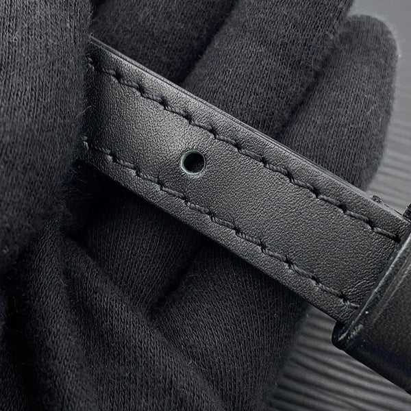 ルイヴィトン ショルダーバッグ エピ ダヌーブPM LVサークル M55120  LOUIS VUITTON 黒 ブラック