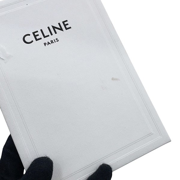 セリーヌ カードケース トリオンフ カードホルダー カーフレザー 10L833 CELINE 黒 財布