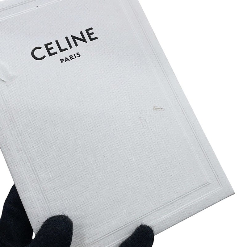 セリーヌ カードケース トリオンフ カードホルダー カーフレザー 10L833 CELINE 黒 財布