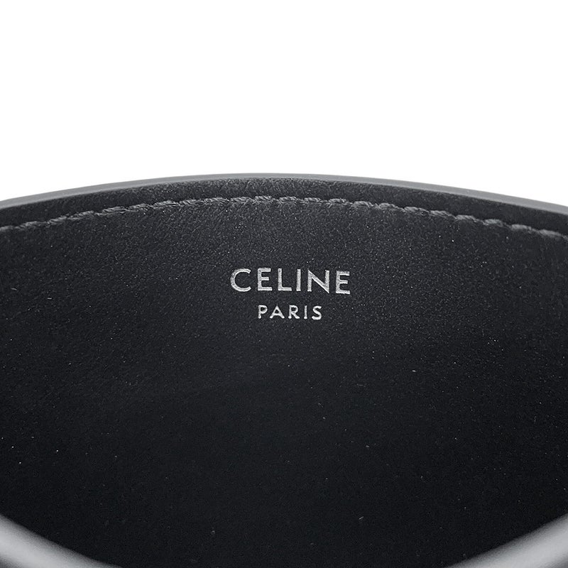 セリーヌ カードケース トリオンフ カードホルダー カーフレザー 10L833 CELINE 黒 財布