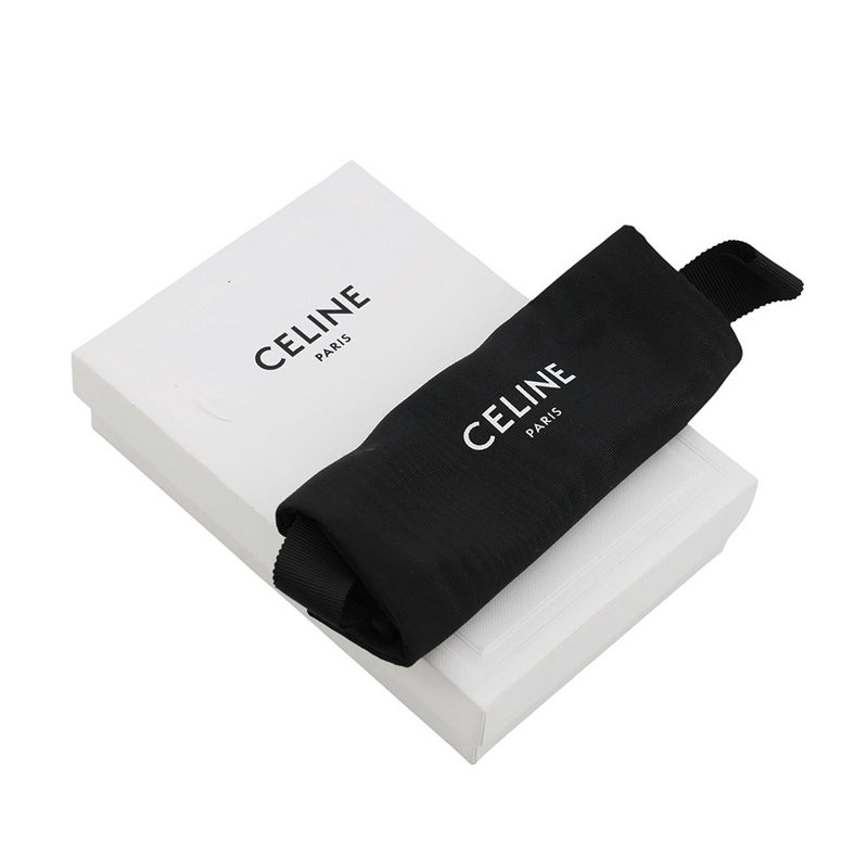 セリーヌ カードケース トリオンフ カードホルダー カーフレザー 10L833 CELINE 黒 財布
