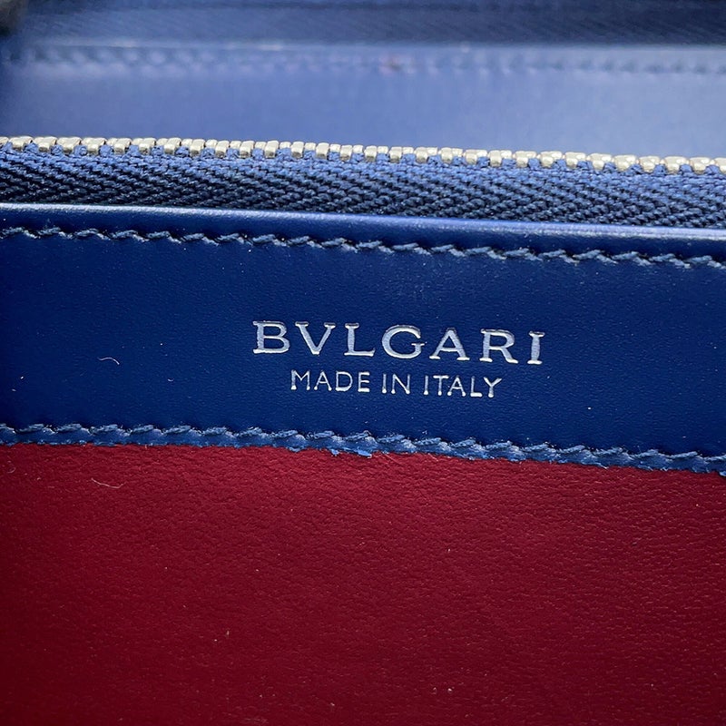ブルガリ 長財布 ブルガリ・ブルガリ マン ジップウォレット リザード 284401 BVLGARI
