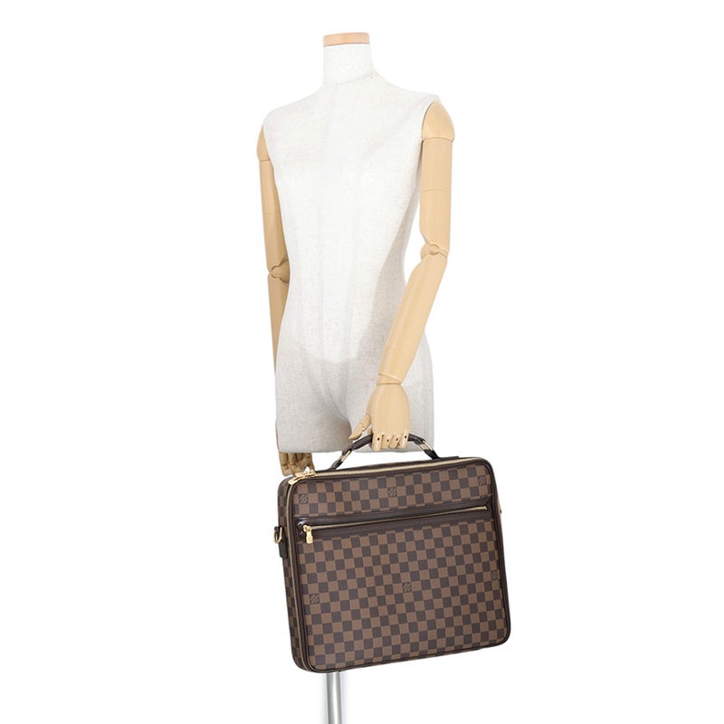 ルイヴィトン ビジネスバッグ ダミエ・エベヌ ポルト・オルディナトゥール・サバナ N58020 LOUIS VUITTON 2way