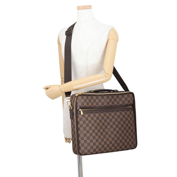 ルイヴィトン ビジネスバッグ ダミエ・エベヌ ポルト・オルディナトゥール・サバナ N58020 LOUIS VUITTON 2way
