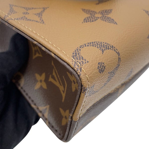 ルイヴィトン ハンドバッグ モノグラム・リバース オンザゴーBB M46839 LOUIS VUITTON 2way