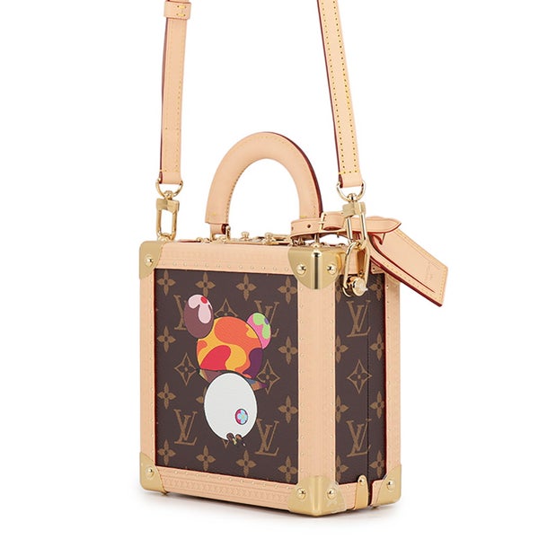 ルイヴィトン ハンドバッグ モノグラム・パンダ LV×TM ミニスクエアトランク M13127 2way ヴィトン 村上隆