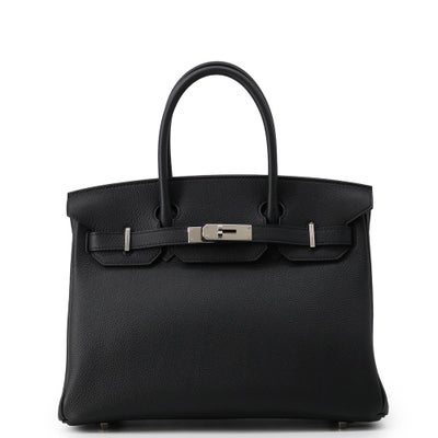 Hermès Birkin 30 Black Togo Palladium