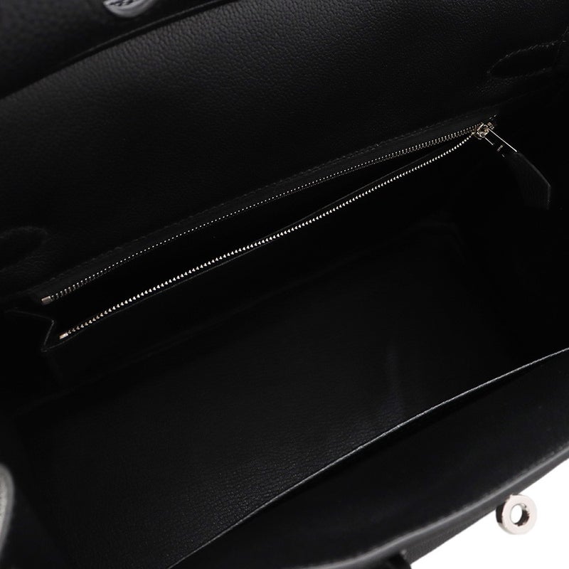 エルメス バーキン30 ブラック/シルバー金具 トゴ G刻印 HERMES Birkin ハンドバッグ 黒