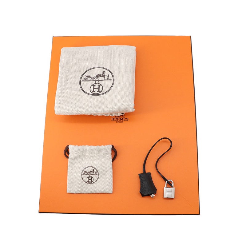 エルメス バーキン30 ブラック/シルバー金具 トゴ G刻印 HERMES Birkin ハンドバッグ 黒