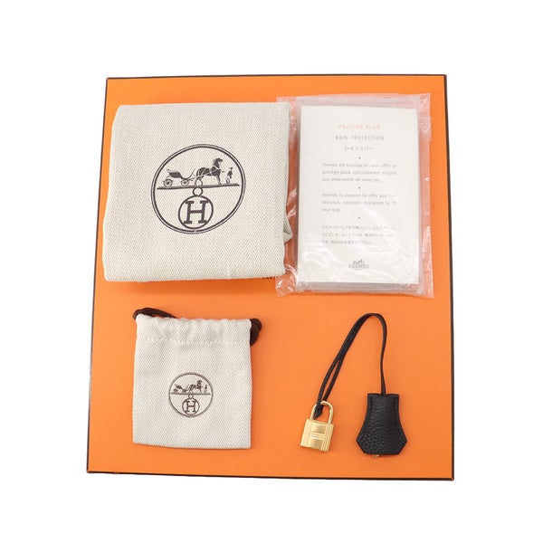 エルメス バーキン25 ブラック/ゴールド金具 トゴ B刻印 HERMES Birkin ハンドバッグ 黒