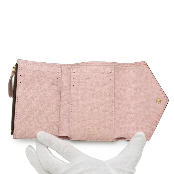 ルイヴィトン 三つ折り財布 ダミエ・エベヌ ポルトフォイユ・ヴィクトリーヌ N61700 LOUIS VUITTON ヴィトン 財布