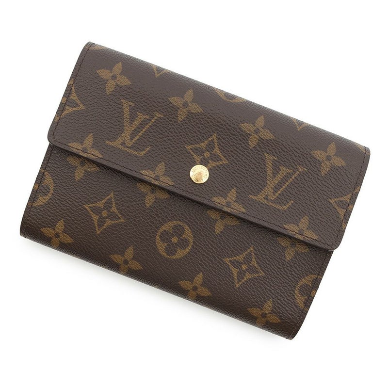 ルイヴィトン  三つ折り財布 モノグラム ポルトトレゾール・エテュイ・パピエ M61202 LOUIS VUITTON 財布
