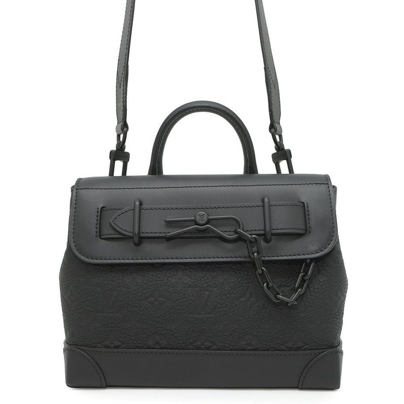 ルイヴィトン ハンドバッグ モノグラム・トリヨン スティーマーPM M24436 LOUIS VUITTON  黒 ブラック メンズ