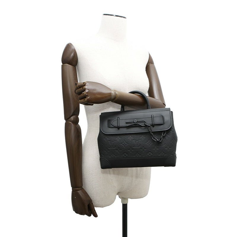ルイヴィトン ハンドバッグ モノグラム・トリヨン スティーマーPM M24436 LOUIS VUITTON  黒 ブラック メンズ