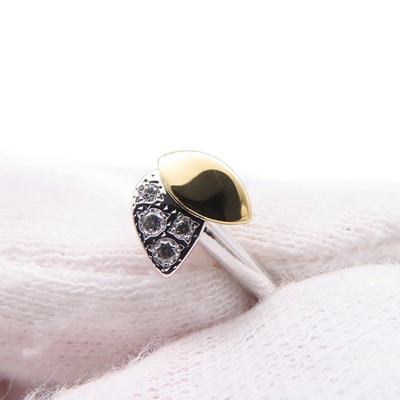 タサキ ブレスレット フローレット バングル ダイヤモンド 4P 計0.04ct/あこや真珠 パール K18WG/K18YG TASAKI