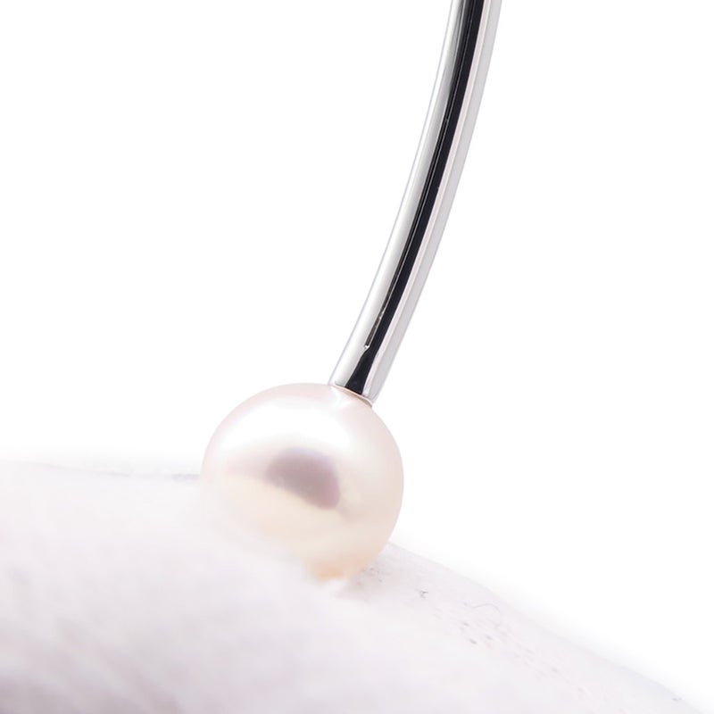 タサキ ブレスレット フローレット バングル ダイヤモンド 4P 計0.04ct/あこや真珠 パール K18WG/K18YG TASAKI