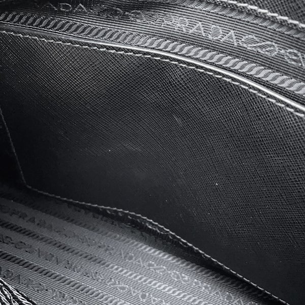 プラダ ハンドバッグ サフィアーノ ガレリア 1BA863 PRADA バッグ 2wayショルダーバッグ 黒