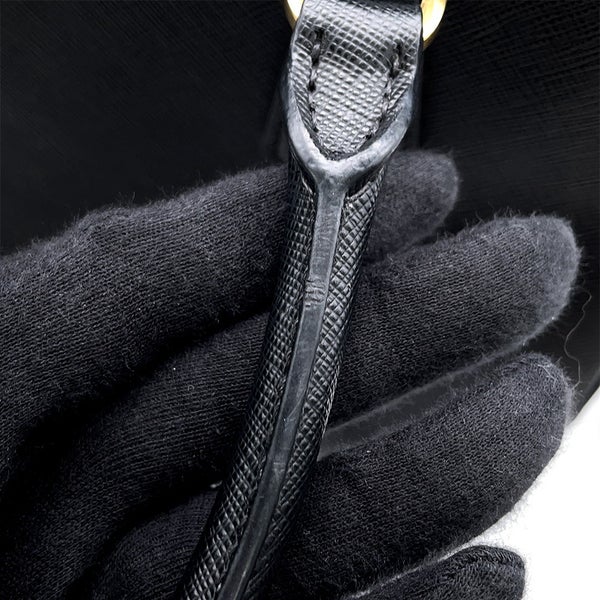 プラダ ハンドバッグ サフィアーノ ガレリア 1BA863 PRADA バッグ 2wayショルダーバッグ 黒