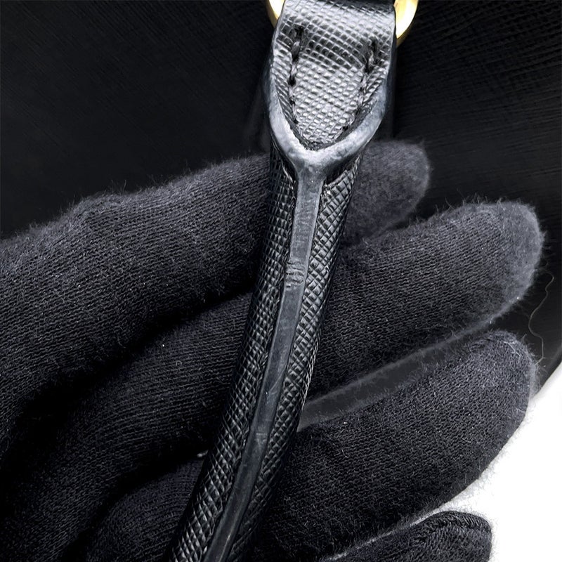 プラダ ハンドバッグ サフィアーノ ガレリア 1BA863 PRADA バッグ 2wayショルダーバッグ 黒